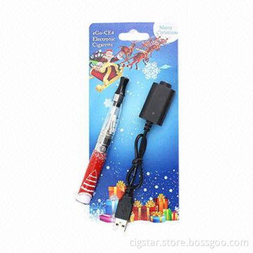 2013 hottest sale delicate package Christmas e-cig model ego ce4 kit